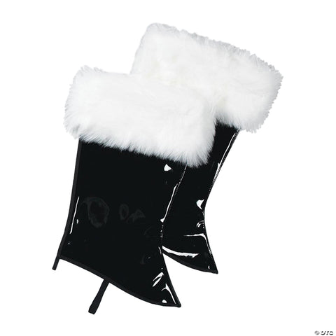 Patent Leather Santa Claus Boot Tops