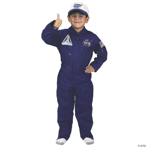 Boy's NASA Astronaut Flight Suit Costume - Medium