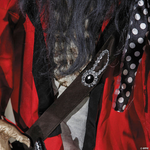 6 Ft. Standing Animated Plastic Skeleton Pirate Halloween Decoration