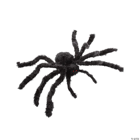 31 1/2" x 7 3/4" Light-Up Animated Walking Fuzzy Spider Halloween Decoration
