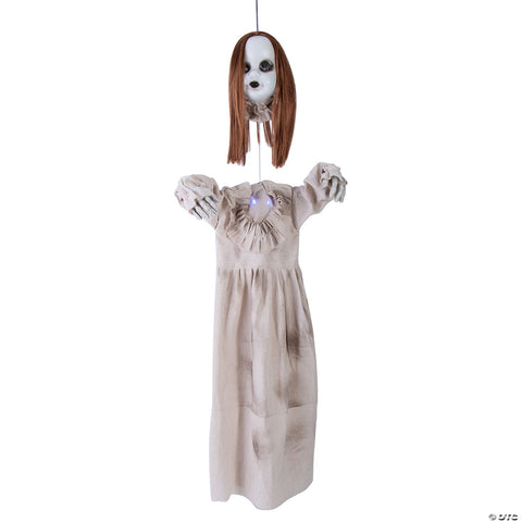 39 1/4" Hanging Girl Red-Haired Light-Up Doll with Separated Head