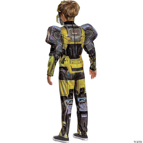 Kids Classic Muscle Transformers One™ Bumblebee/B-127 Costume - Small 4-6 | Horror-Shop.com
