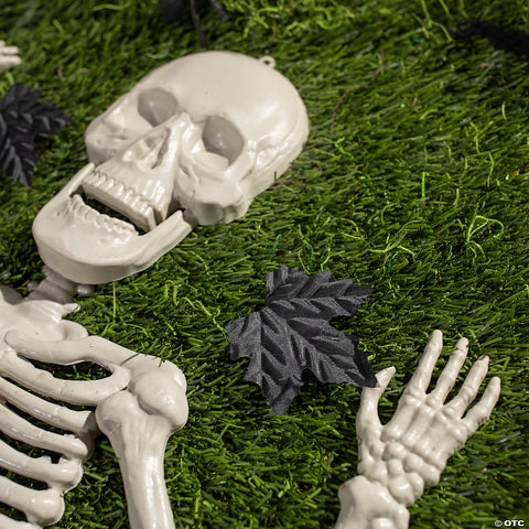 Boo! Tombstone & Skeleton Graveyard Halloween Decorations Set – 24 Pc. | Horror-Shop.com