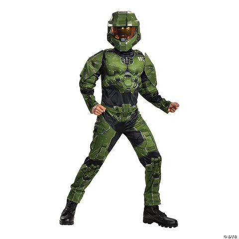 Boy's Master Chief Infinite Muscle Costume