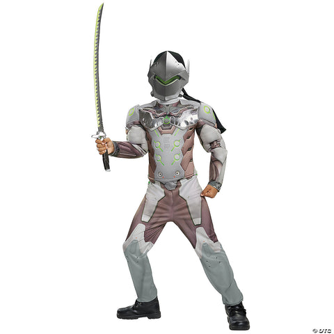 Boy's Genji Classic Muscle Costume - Overwatch | Horror-Shop.com