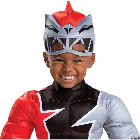 Boy's Red Ranger Dino Fury Costume | Horror-Shop.com
