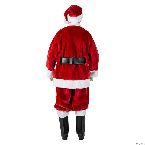 Burgundy Deluxe Santa with Outside Pockets - XL | Horror-Shop.com