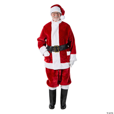 Burgundy Deluxe Santa with Outside Pockets - XL
