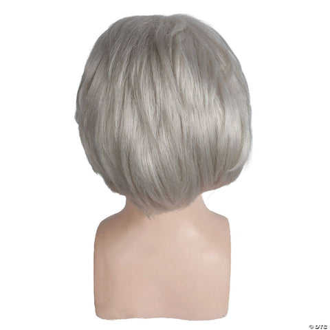 Adults White Mark Twain Wig & Moustache