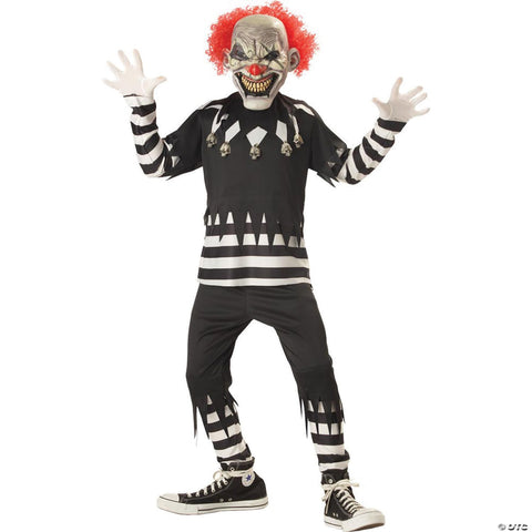 Boy's Creepy Clown Costume - Large