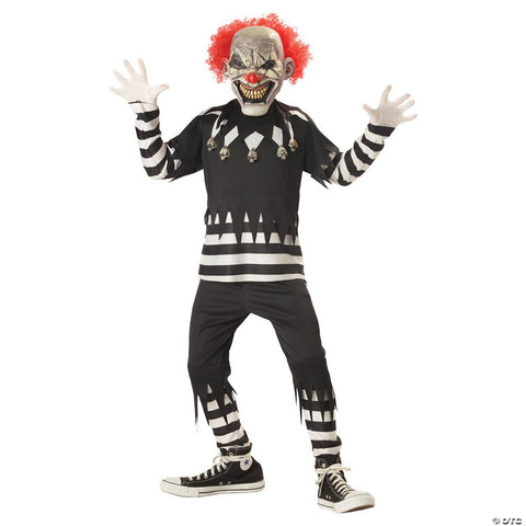Boy's Creepy Clown Costume - Large