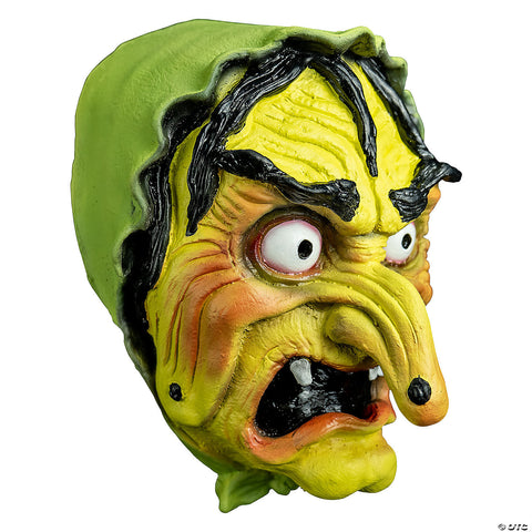 Chamber of Horrors™ Green Latex Overhead Witch Mask | Horror-Shop.com