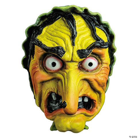 Chamber of Horrors™ Green Latex Overhead Witch Mask