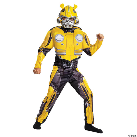 Boy's Bumblebee Classic Muscle Costume - Transformers Movie | Horror-Shop.com