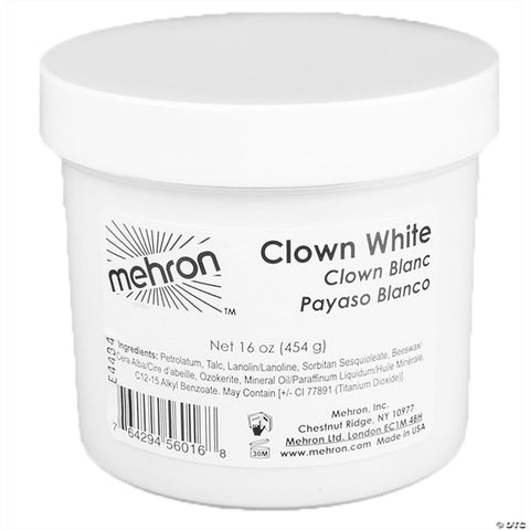 White Clown Makeup