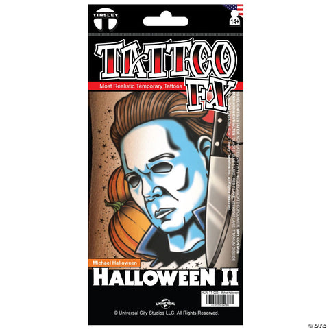 Tinsley Transfers Halloween II™ Michael Halloween Temporary Tattoo