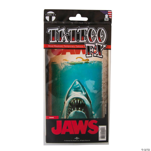 Tinsley Transfers Jaws™ Poster Art Temporary Tattoo