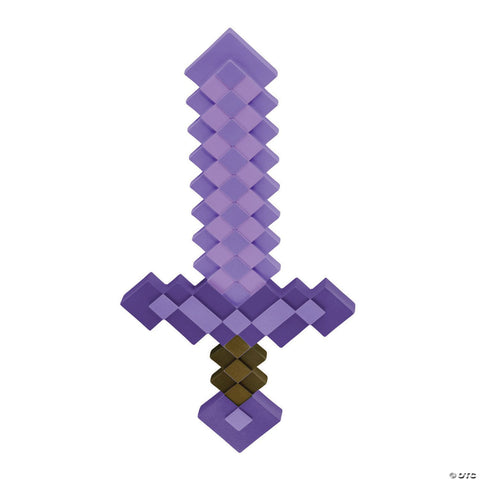 Enchanted Purple Minecraft Sword - Child | Horror-Shop.com