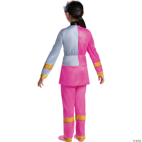 Girl's Pink Ranger Dino Fury Deluxe Costume