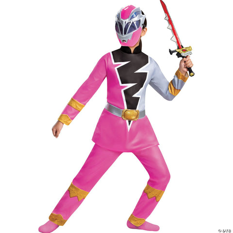 Girl's Pink Ranger Dino Fury Deluxe Costume