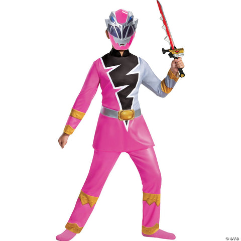 Girl's Pink Ranger Dino Fury Deluxe Costume