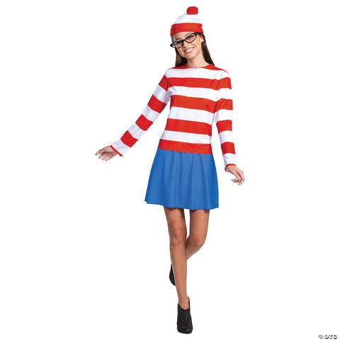Women's Classic Where's Waldo Wenda Costume - Medium