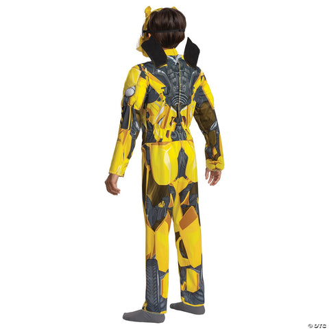 Kids Classic Muscle Transformers Bumblebee T7 Costume - Large