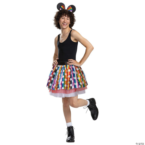 Adult Minnie Mouse Pride Tutu Kit - Large/Extra Large