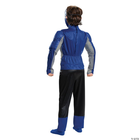 Boy's Blue Ranger Muscle Costume - Beast Morphers