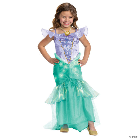 Kids Prestige Little Mermaid Ariel Light/Sound Costume - Small 4-6