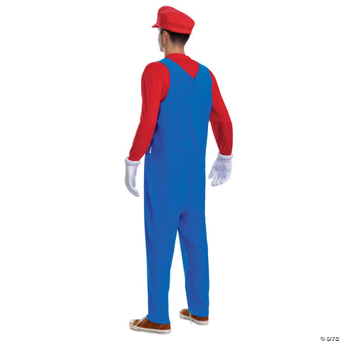 Adults Elevated Super Mario Bros™ Mario Costume - XS/Small 30-36