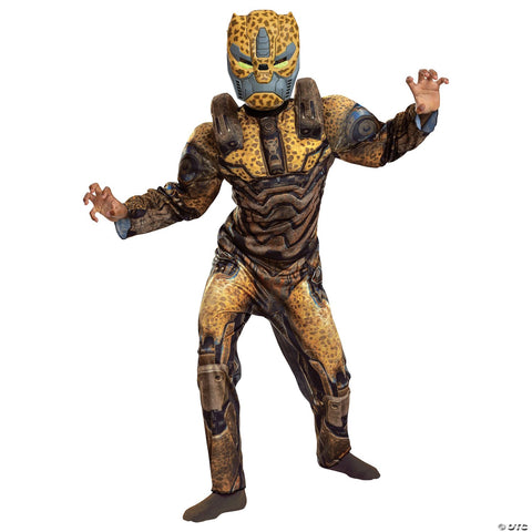 Kids Classic Muscle Transformers Cheetor Adaptive Costume - Medium