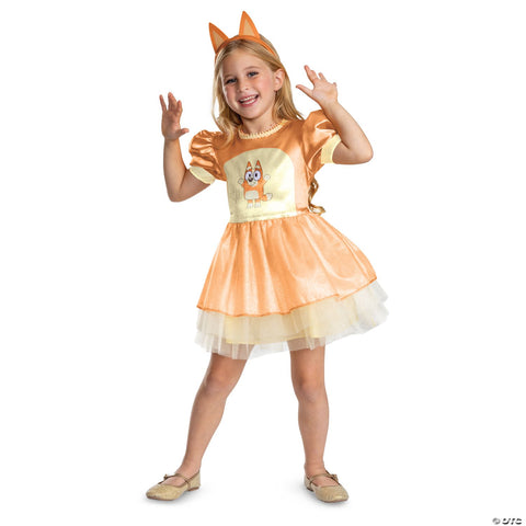 Toddler Girl's Classic Bingo Dress Costume - Large 4-6X