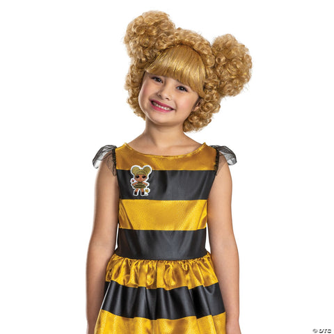 Kids L.O.L Surprise Queen Bee Wig Costume Accessory