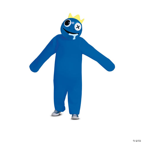 Kids Deluxe Rainbow Friends Blue Costume - Small -6
