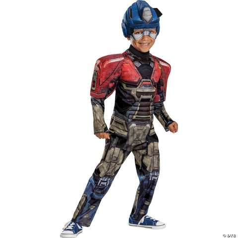 Toddler Muscle Transformers One™ Optimus Prime/Orion Pax Costume -