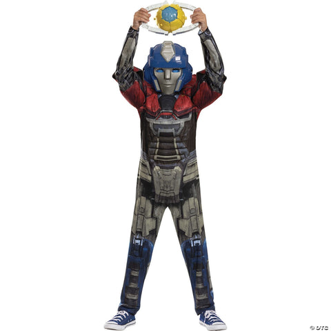 Kids Classic Muscle Transformers One™ Optimus Prime/Orion Pax Costume - Small 4-6
