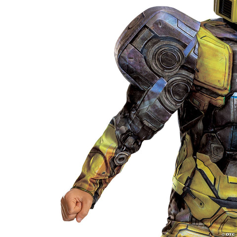 Kids Classic Muscle Transformers One™ Bumblebee/B-127 Costume - Large 10-12