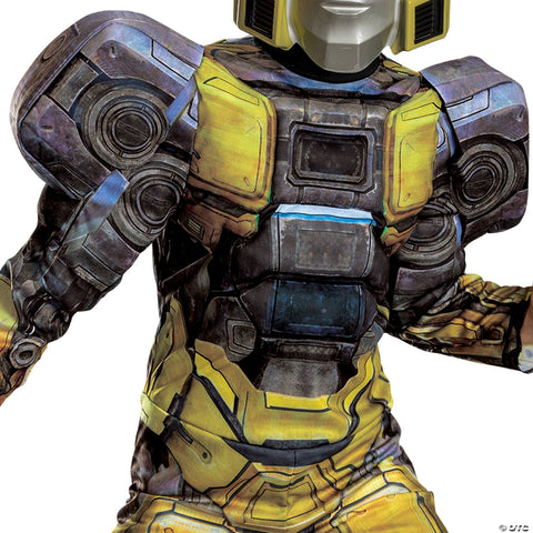 Kids Classic Muscle Transformers One™ Bumblebee/B-127 Costume - Small 4-6