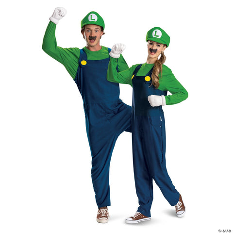 Adults Elevated Super Mario Bros™ Luigi Costume - Large/XL 42-46