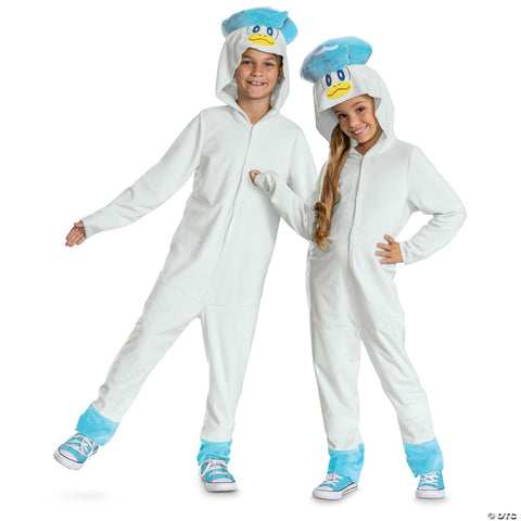 Kids Classic Pokémon® Quaxly Hooded Jumpsuit Costume - Small -6