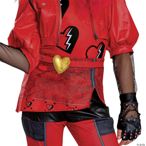 Girl’s Deluxe Disney’s Descendants 4: The Rise of Red Princess Red Costume -  10-12