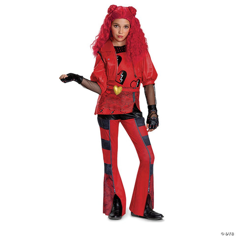 Girl’s Deluxe Disney’s Descendants 4: The Rise of Red Princess Red Costume -  7-8