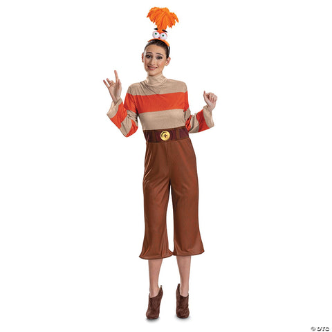 Women’s Deluxe Disney/Pixar Inside Out 2 Orange Anxiety Costume -  8-10
