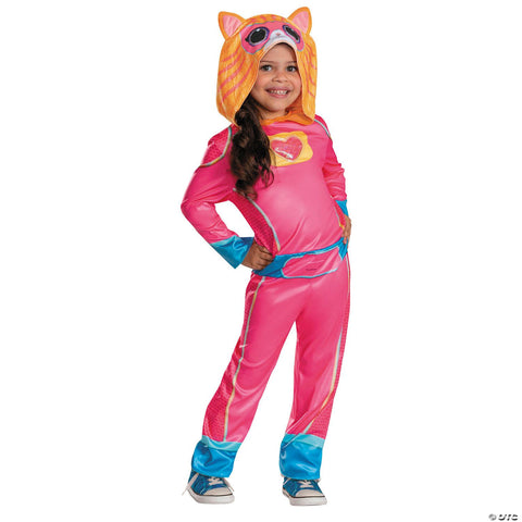 Toddler Classic SuperKitties™ Ginny Hooded Jumpsuit Costume - Medium 3T-4T