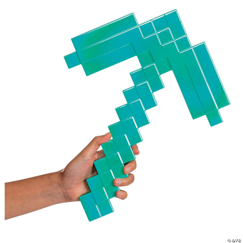 15 3/4" Minecraft™ Diamond Pickaxe Costume Accessory