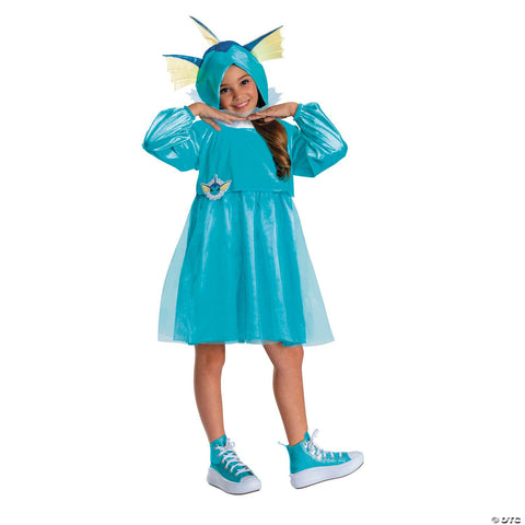 Kids Pokémon™ Vaporeon Hooded Dress Costume - Medium 7-8