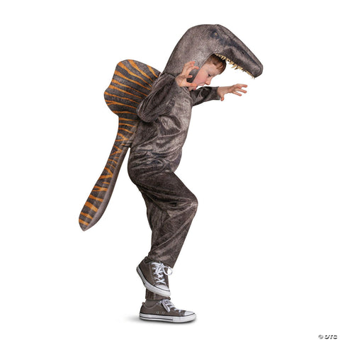Kids Classic Jurassic World Rebirth™ Spinosaurus Hooded Jumpsuit Costume - Small 4-6