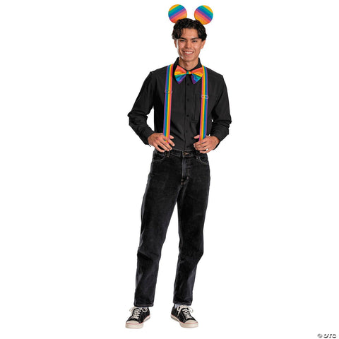 Adults Disney Mickey Mouse 25 Pride Costume Kit - Small/Medium