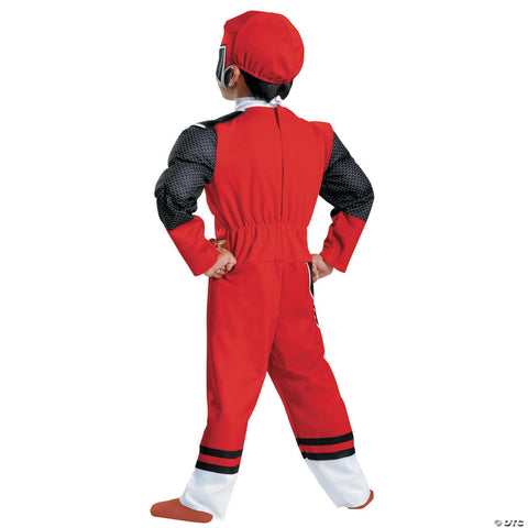 Boy's Red Ranger Muscle Costume - Ninja Steel